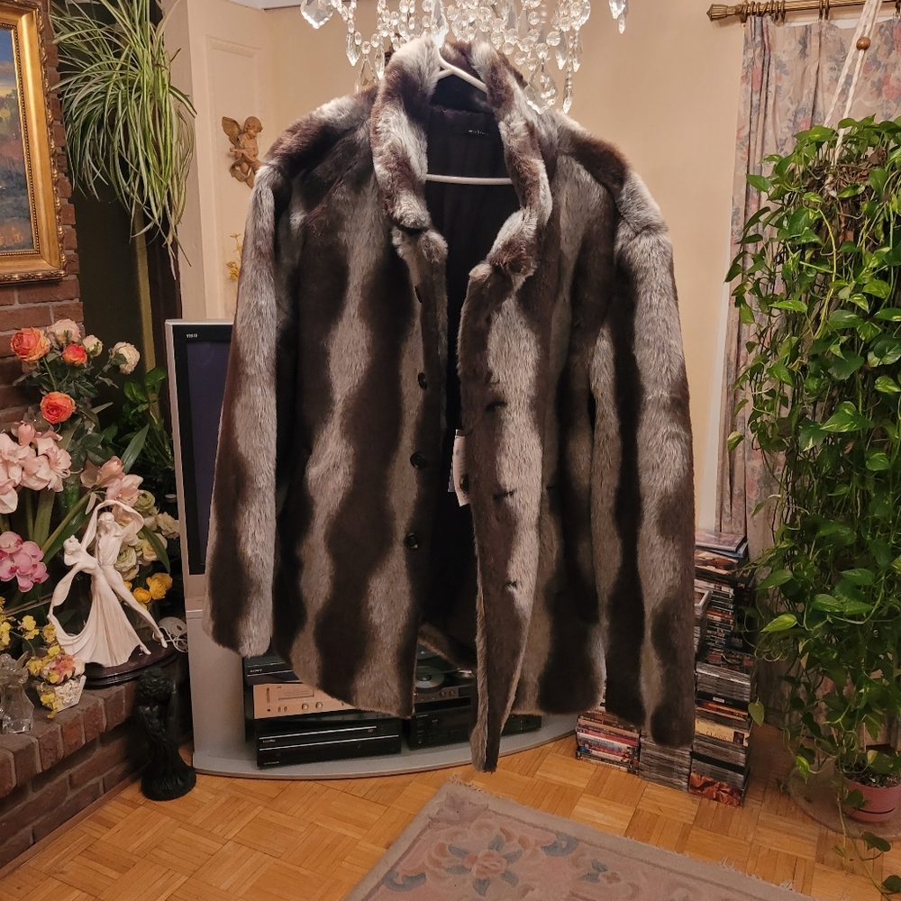 Men feux fur xl jacket (unbranded)